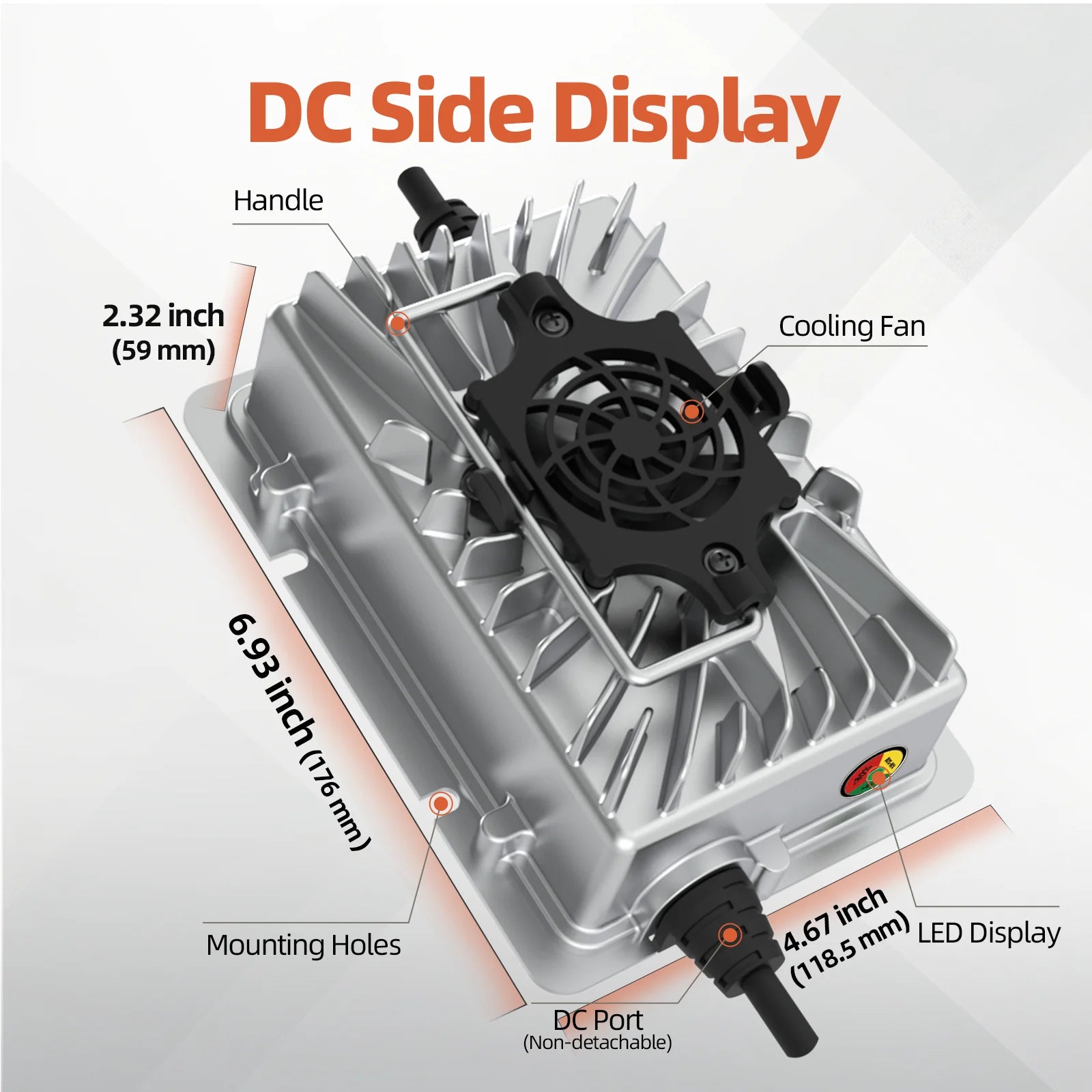 Humsienk 24V 15A AC-DC LiFePO4 Battery Charger