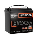 Humsienk 12V 160Ah LiFePO4 Battery with 150A BMS Plus for Solar & Heavy Home Power