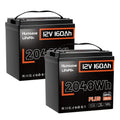 Humsienk 12V 160Ah LiFePO4 Battery with 150A BMS Plus for Solar & Heavy Home Power