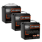 Humsienk 12V 160Ah LiFePO4 Battery with 150A BMS Plus for Solar & Heavy Home Power