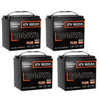 Humsienk 12V 160Ah LiFePO4 Battery with 150A BMS Plus for Solar & Heavy Home Power
