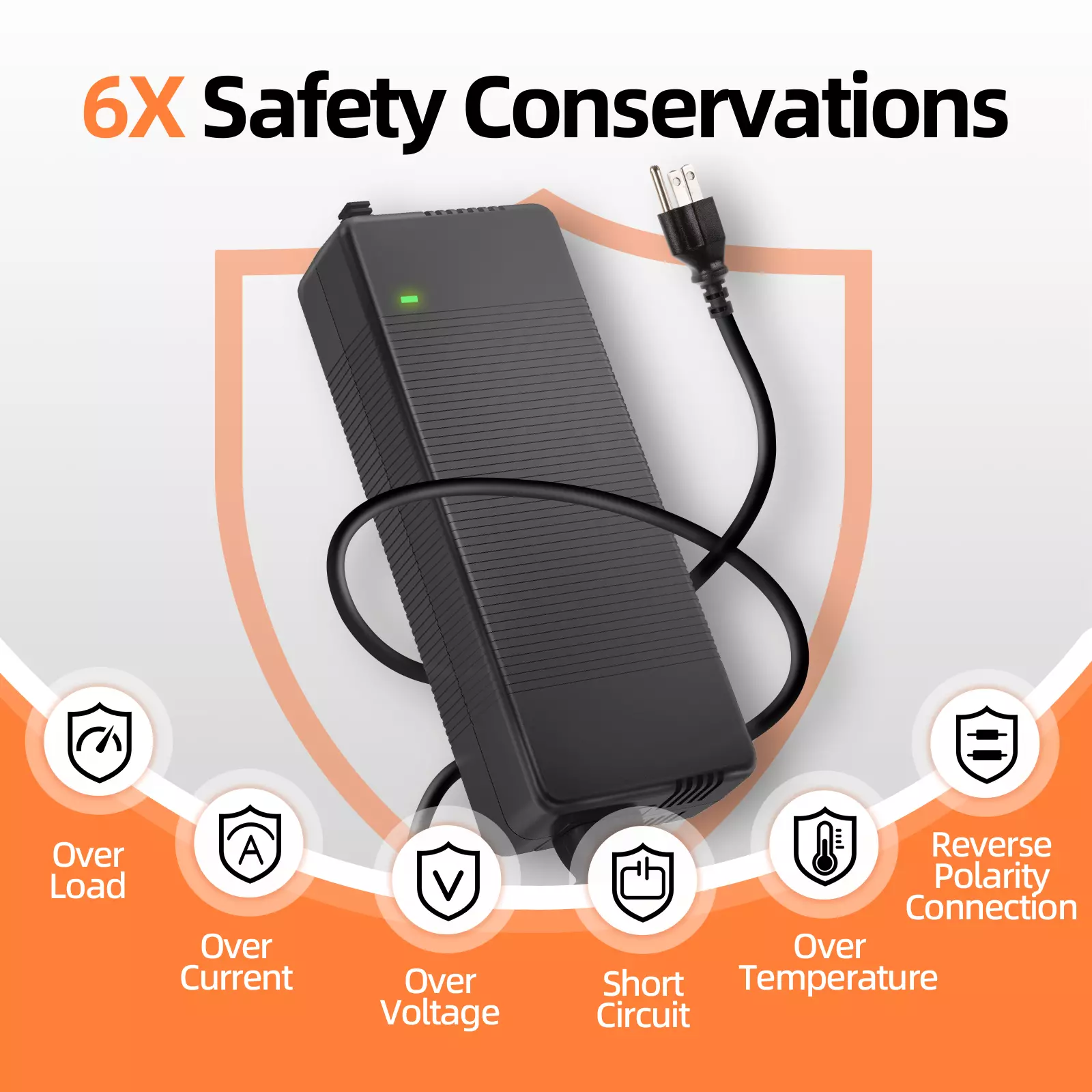 Humsienk 12V 20A TSA Battery Charge Comprehensive Protaction