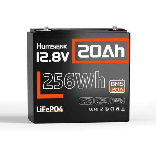 Humsienk 12V 20Ah Deep Cycle LiFePO4 Battery